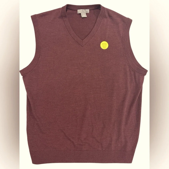 Daniel Cremieux Other - Daniel Cremieux Signature Collection Merino Wool V-Neck Sweater Vest Sz XL